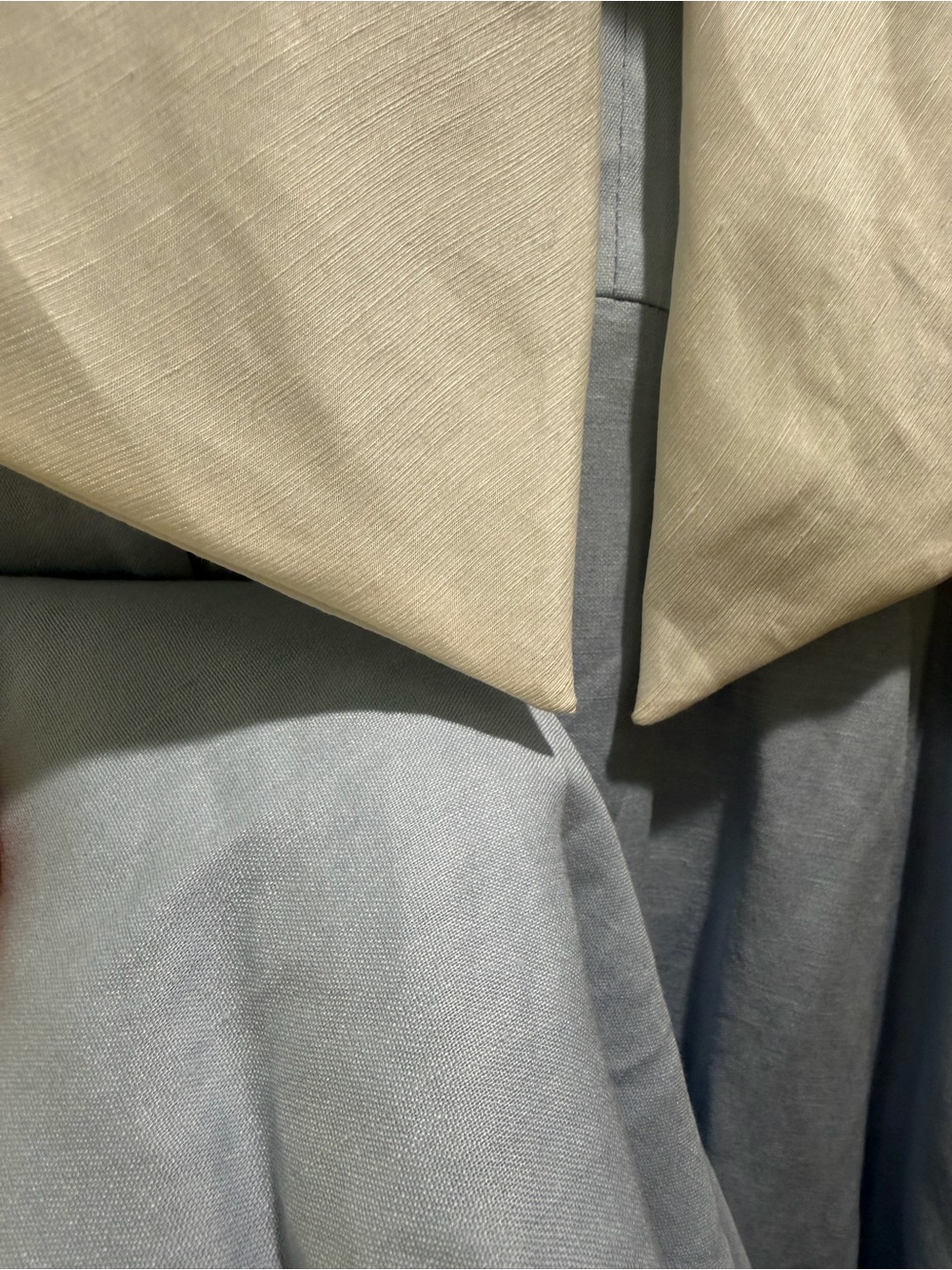 ANTONIO MELANI X JENNIFER SUMKO Light Blue Midi Skirt with White Bow Accent - Picture 5 of 7